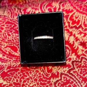 10k Gold Diamond Anniversary Ring.